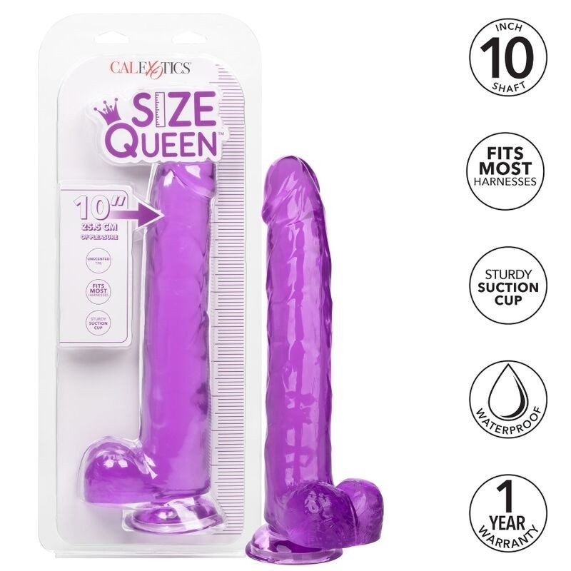 California Exotics - Dildo Regina Taglia Viola 25.5 Cm - CALIFORNIA EXOTICS - Dildo Realistici | erosidea.com