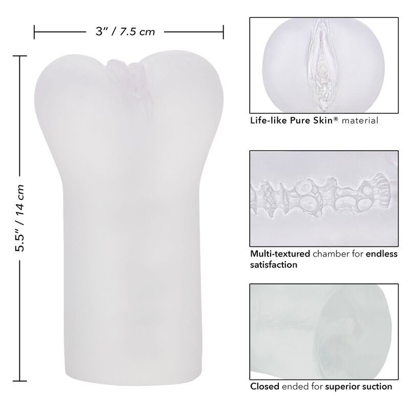 California Exotics - Boundless Vulva Stroker Trasparente - CALIFORNIA EXOTICS - Masturbatori Mini | erosidea.com