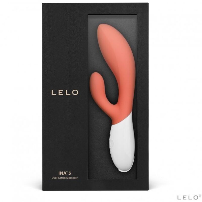 Lelo - Ina 3 Vibratore Di Lusso Rabbit Corallo - Lelo - Vibratori Rabbit | erosidea.com