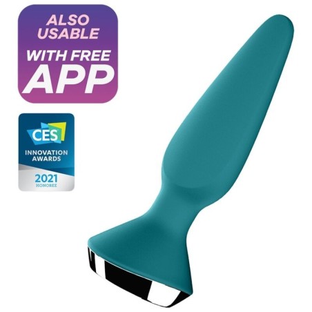 VIBRATORE PLUG ILICIOUS 1 PLUG VERDE - SATISFYER CONNECT - Plug e Catene Anali | erosidea.com