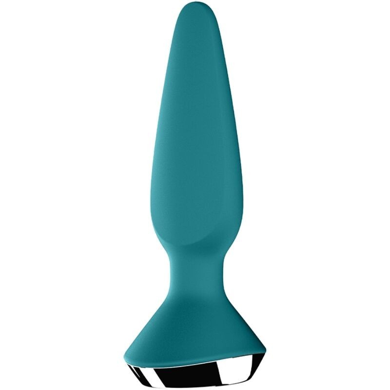 Vibratore Plug Ilicious 1 Plug Verde - SATISFYER CONNECT - Plug e Catene Anali | erosidea.com