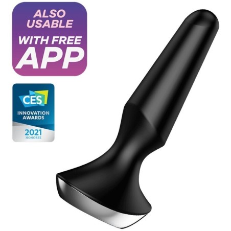 Satisfyer - Plug Ilicious 2 Plug Vibratore Nero - SATISFYER CONNECT - Plug e Catene Anali | erosidea.com