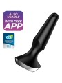 Satisfyer - Plug Ilicious 2 Plug Vibratore Nero - SATISFYER CONNECT - Plug e Catene Anali | erosidea.com