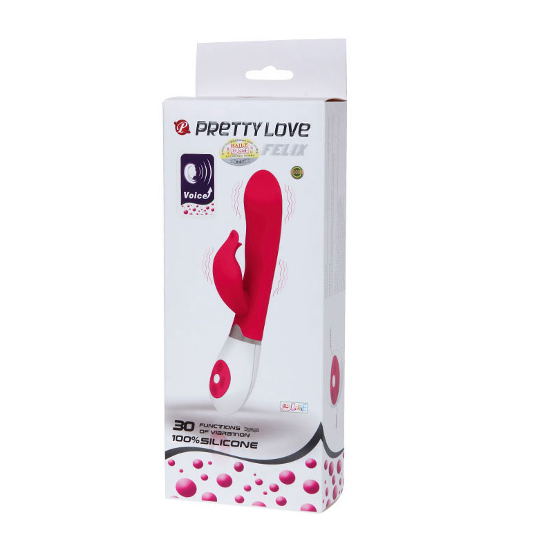Flirtazione Felix Con Vibrazione Voce - PRETTY LOVE FLIRTATION - Vibratori Rabbit | erosidea.com
