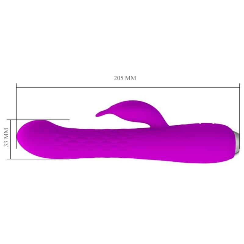 Vibratore Molly Con Rotazione Ricaricabile - PRETTY LOVE - Vibratori | erosidea.com