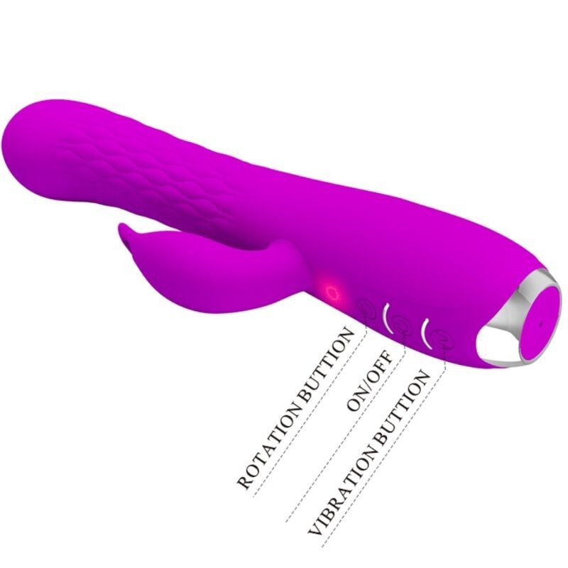 Vibratore Molly Con Rotazione Ricaricabile - PRETTY LOVE - Vibratori | erosidea.com