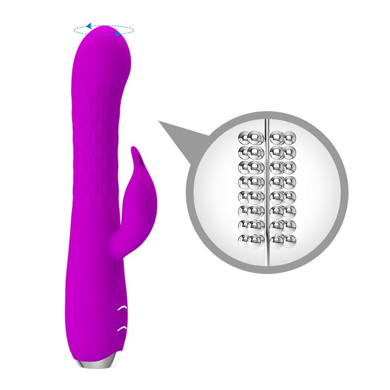 Vibratore Molly Con Rotazione Ricaricabile - PRETTY LOVE - Vibratori | erosidea.com