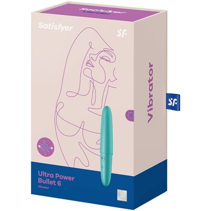 Satisfyer - Ultra Power Bullet 6 Turchese - SATISFYER VIBRATOR - Vibratori Mini | erosidea.com