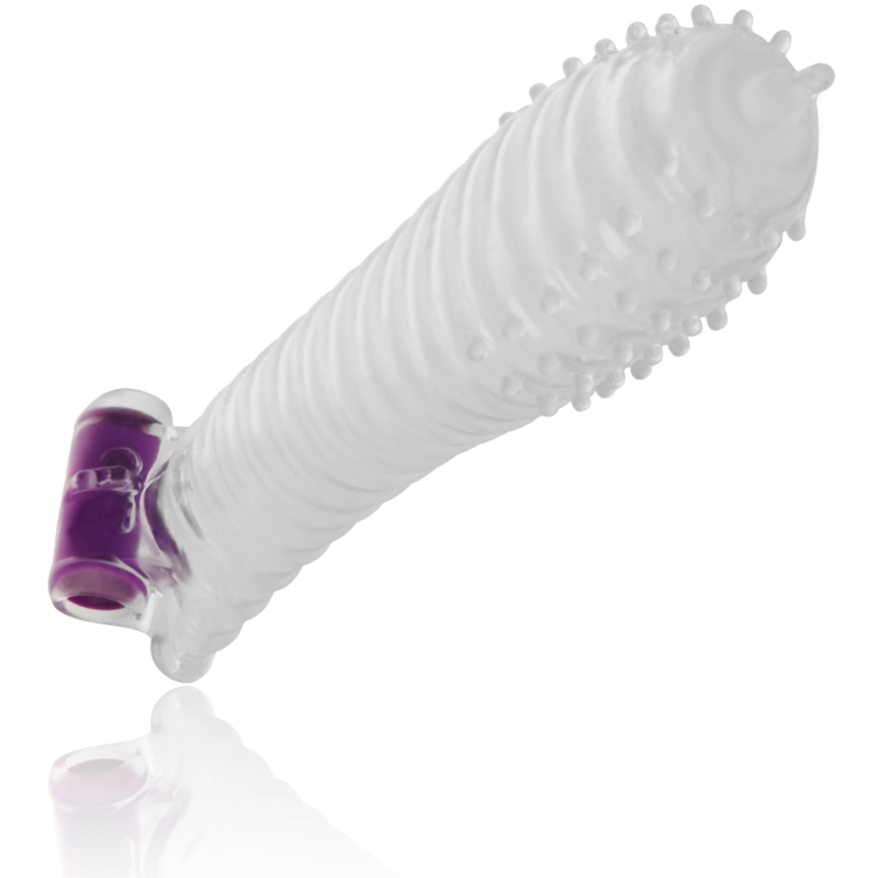 Ohmama - Guaina Strutturata Per Il Pene Con Punte Vibrante - OHMAMA - Guaine e Prolunghe | erosidea.com