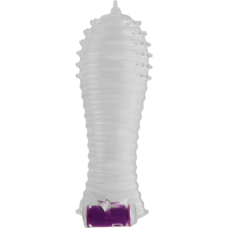 Ohmama - Guaina Strutturata Per Il Pene Con Punte Vibrante - OHMAMA - Guaine e Prolunghe | erosidea.com