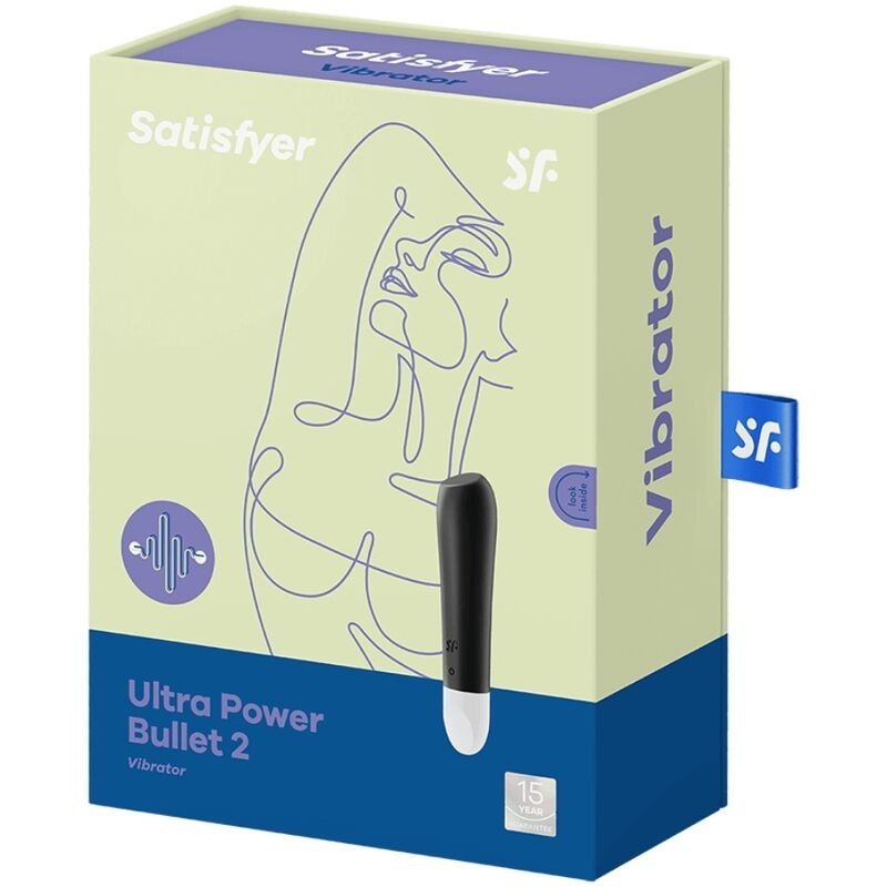 Satisfyer - Ultra Power Bullet 2 Nero - SATISFYER VIBRATOR - Vibratori Mini | erosidea.com