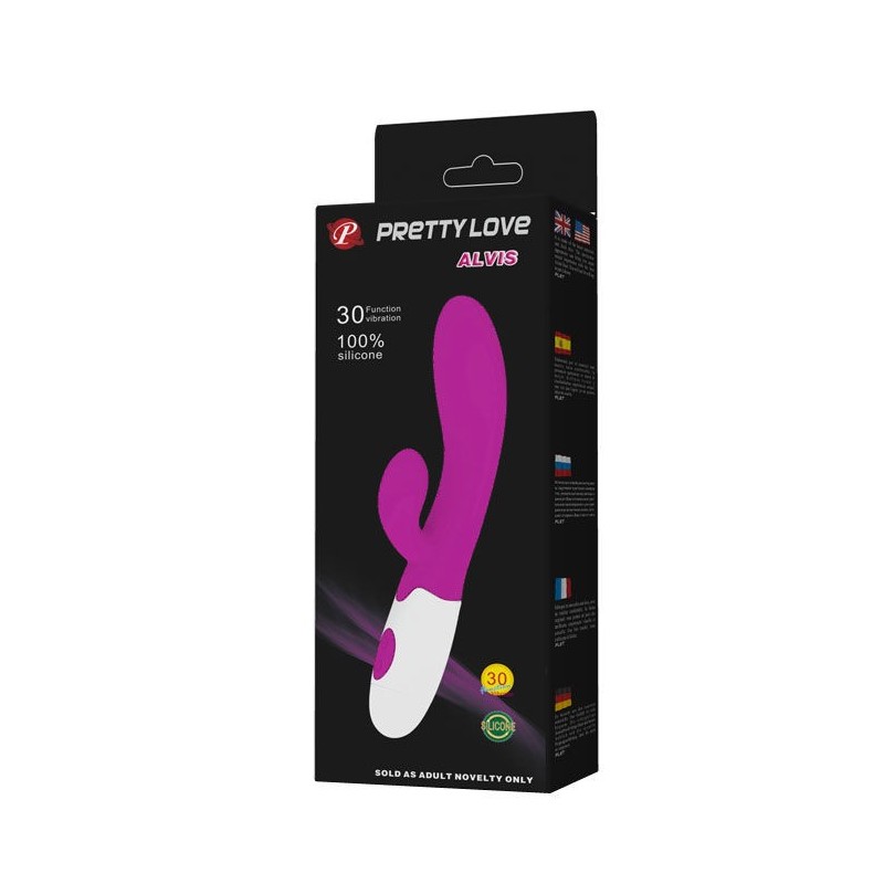 Vibratore Flirtation Alvis Con Stimolatore Del Clitoride - PRETTY LOVE FLIRTATION - Vibratori Clitoride | erosidea.com