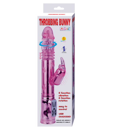 Rotator Rampante Rosa Rabbit Pulsante - BAILE ROTATIONS - Vibratori Rabbit | erosidea.com