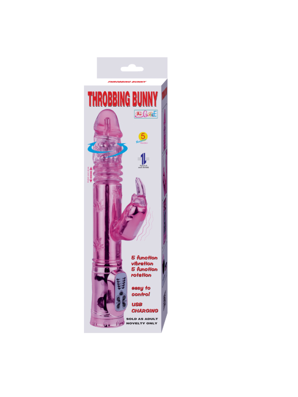 Rotator Rampante Rosa Rabbit Pulsante - BAILE ROTATIONS - Vibratori Rabbit | erosidea.com
