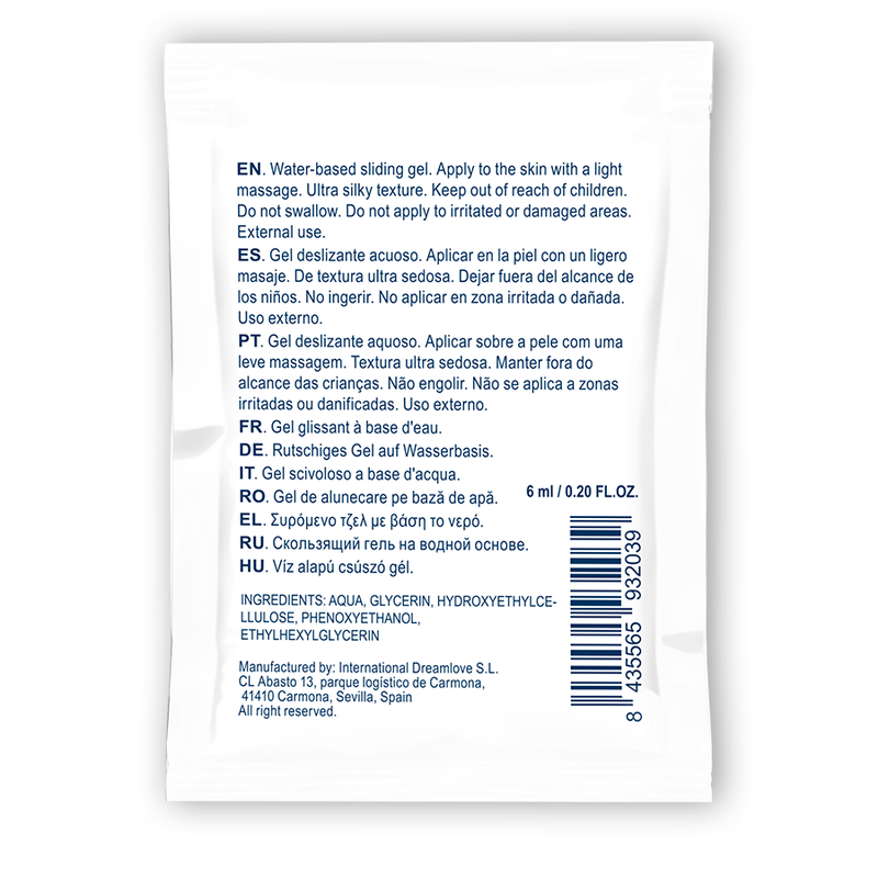 Waterfeel - Gel Scorrevole Neutro A Base Acqua 6 Ml - WATERFEEL - Monodose e Pocket | erosidea.com