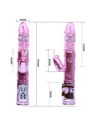 Rotator Rampante Rosa Rabbit Pulsante - BAILE ROTATIONS - Vibratori Rabbit | erosidea.com