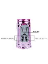 Rotator Rampante Rosa Rabbit Pulsante - BAILE ROTATIONS - Vibratori Rabbit | erosidea.com