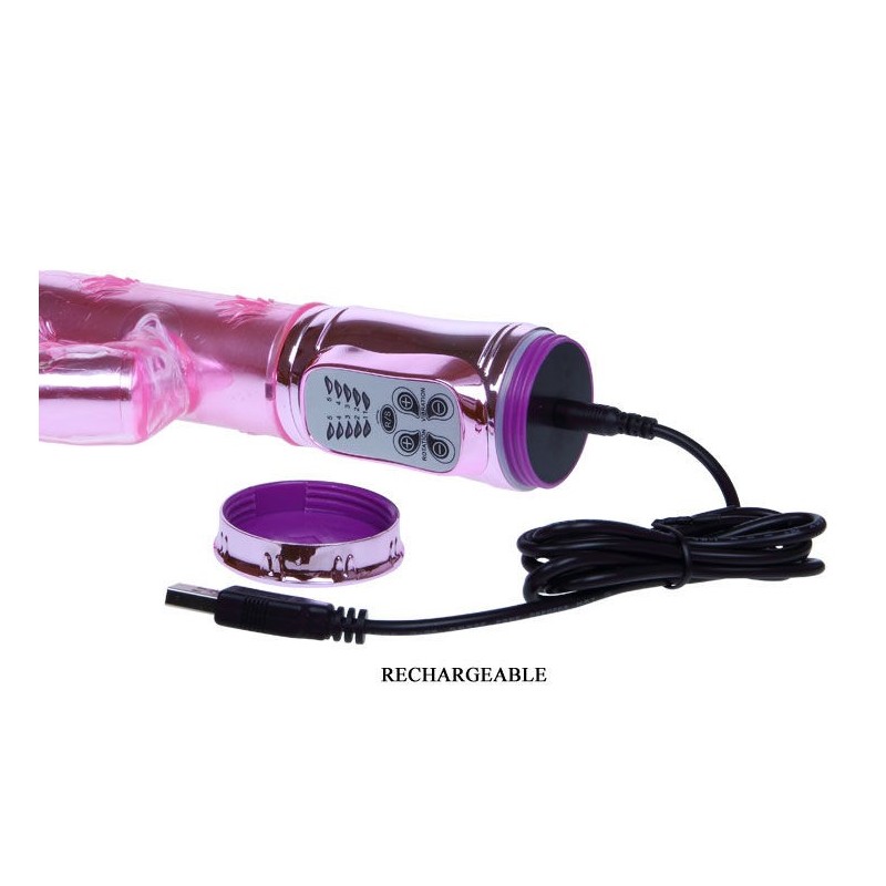 Rotator Rampante Rosa Rabbit Pulsante - BAILE ROTATIONS - Vibratori Rabbit | erosidea.com