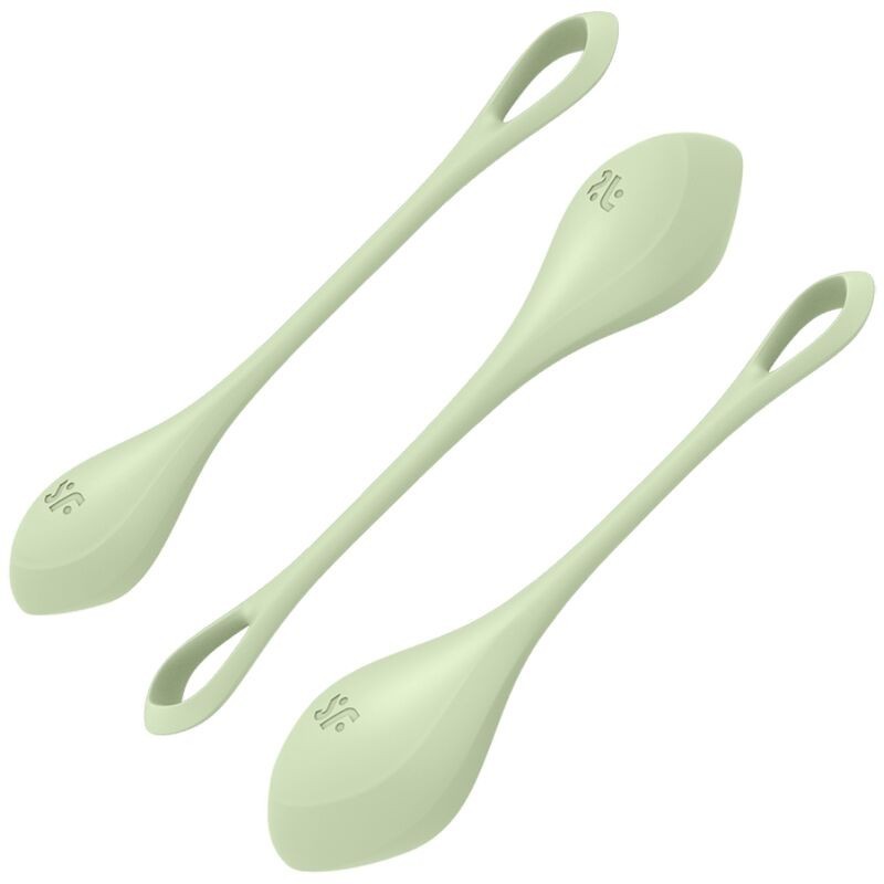 Set Da Allenamento Yoni Power 2 Verde - SATISFYER BALLS - Stimolatori | erosidea.com