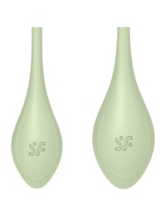Set Da Allenamento Yoni Power 2 Verde - SATISFYER BALLS - Stimolatori | erosidea.com