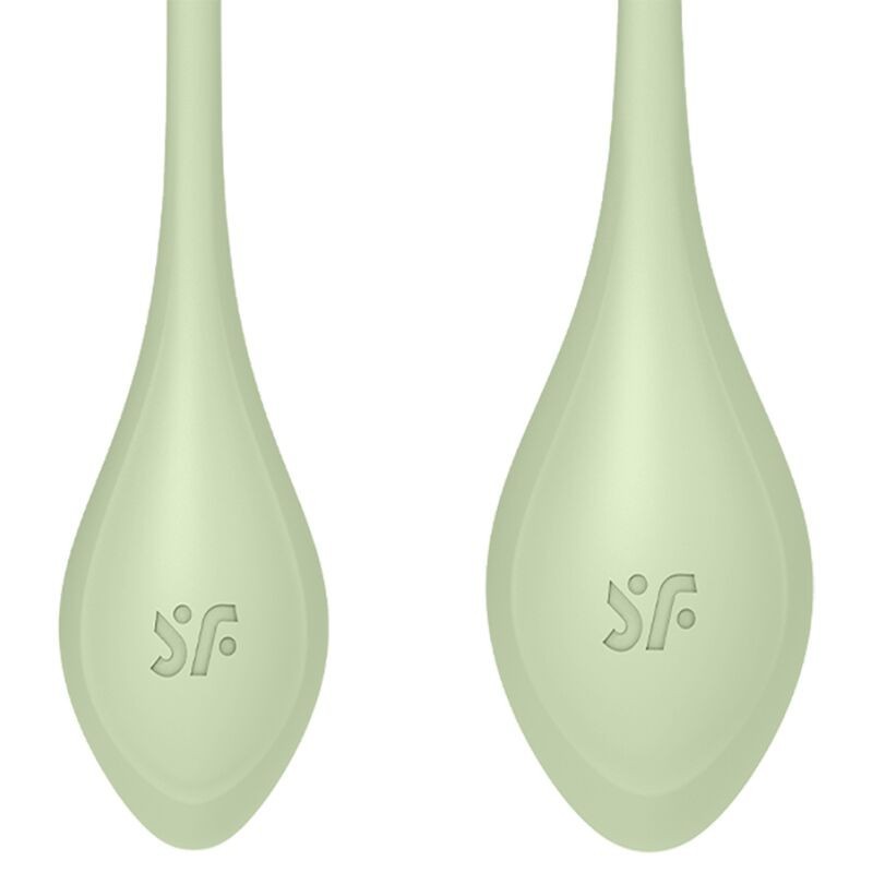 Set Da Allenamento Yoni Power 2 Verde - SATISFYER BALLS - Stimolatori | erosidea.com