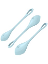 Set Da Allenamento Yoni Power 2 Blu - SATISFYER BALLS - Stimolatori | erosidea.com