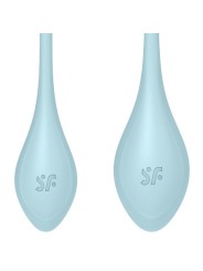 Set Da Allenamento Yoni Power 2 Blu - SATISFYER BALLS - Stimolatori | erosidea.com
