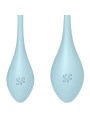 Set Da Allenamento Yoni Power 2 Blu - SATISFYER BALLS - Stimolatori | erosidea.com