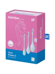 Set Da Allenamento Yoni Power 2 Blu - SATISFYER BALLS - Stimolatori | erosidea.com