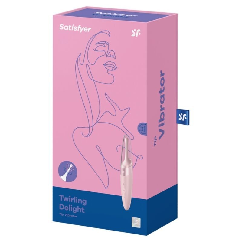 Vibratore Twirling Delight Clitoride Tip Rosa - SATISFYER VIBRATOR - Vibratori Clitoride | erosidea.com