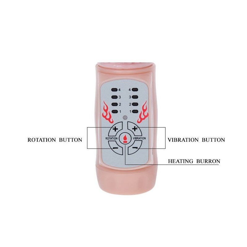 Rotator Rabbit Di Fuoco Con Sistema Di Fuoco - BAILE ROTATIONS - Vibratori Rabbit | erosidea.com