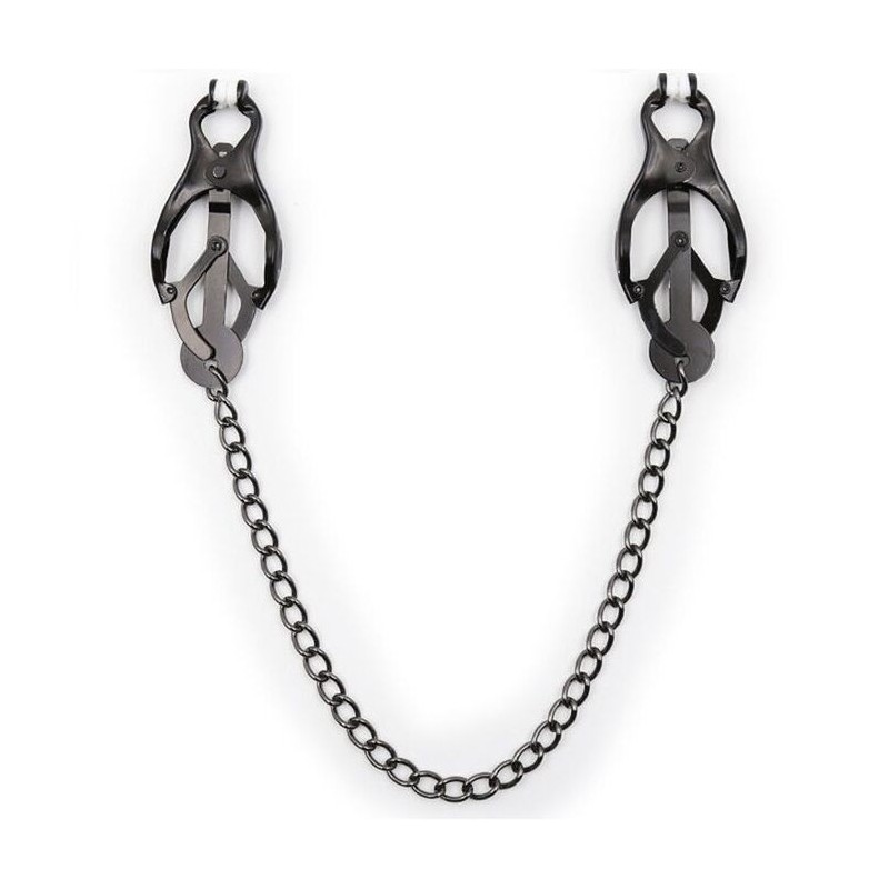 Ohmama Fetish - Pinze Per Capezzoli Giapponesi Con Catena Nera - OHMAMA FETISH - Pinzette Capezzoli | erosidea.com