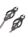 Ohmama Fetish - Pinze Per Capezzoli Giapponesi Con Catena Nera - OHMAMA FETISH - Pinzette Capezzoli | erosidea.com