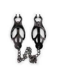 Ohmama Fetish - Pinze Per Capezzoli Giapponesi Con Catena Nera - OHMAMA FETISH - Pinzette Capezzoli | erosidea.com