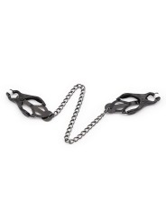 Ohmama Fetish - Pinze Per Capezzoli Giapponesi Con Catena Nera - OHMAMA FETISH - Pinzette Capezzoli | erosidea.com