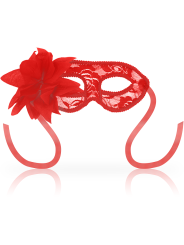 Ohmama - Maschere Maschere Con Pizzo E Fiore Rosso - OHMAMA MASKS - Maschere e Cappucci | erosidea.com