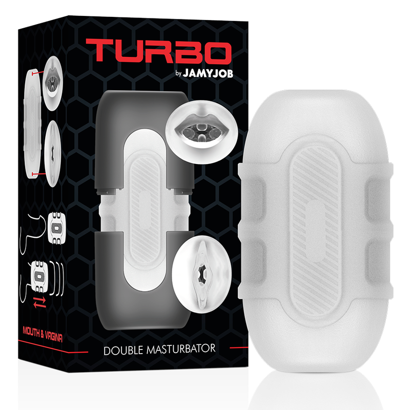 Masturbatore Jamyjob Doppio Turbo - JAMYJOB - Masturbatori Orali | erosidea.com