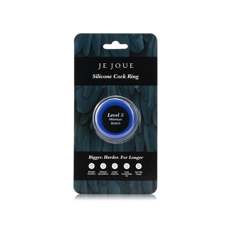 Je Joue - Anello In Silicone Blu Strangolamento Minimo - JE JOUE - Anelli Fallici | erosidea.com