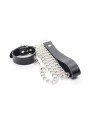 Ohmama Fetish - Collana Per Pene E Cinturino In Pelle Con Catena In Metallo - OHMAMA FETISH - Bondage | erosidea.com