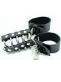 Ohmama Fetish - Gabbia Per Pene Con Anelli In Metallo E Cinturini In Pelle - OHMAMA FETISH - Bondage | erosidea.com