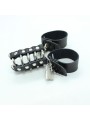Ohmama Fetish - Gabbia Per Pene Con Anelli In Metallo E Cinturini In Pelle - OHMAMA FETISH - Bondage | erosidea.com