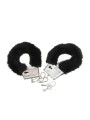 Diablo Picante - Manette Pleasure In Pelliccia Nere - DIABLO PICANTE - Manette e Polsini | erosidea.com