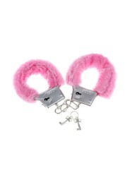 Diablo Picante - Manette In Pelliccia Del Piacere Rosa - DIABLO PICANTE - Manette e Polsini | erosidea.com