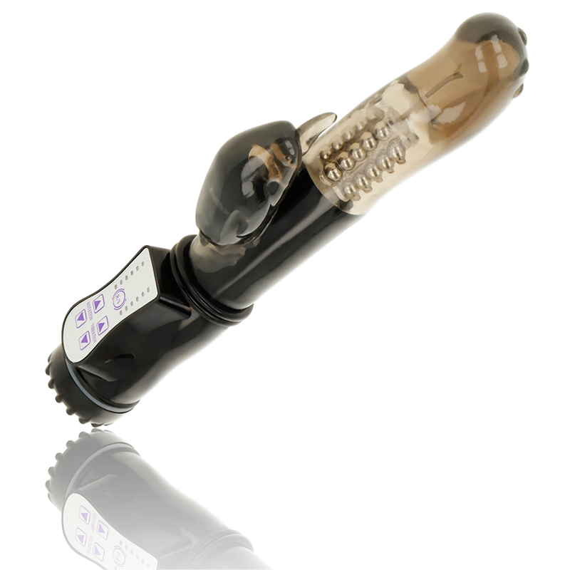 Vibratore Ohmama Rotator Con Stimolatore Del Clitoride Delfin - OHMAMA VIBRATORS - Vibratori Rabbit | erosidea.com