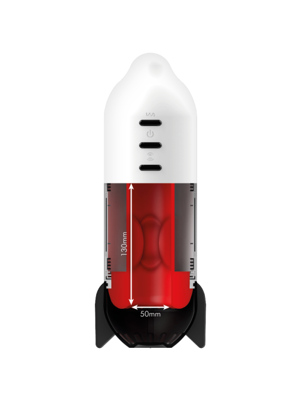 Jamyjob - Rocket Masturbator Tecnologia Di Compressione Morbida E Vibrazione - JAMYJOB - Masturbatori Mini | erosidea.com