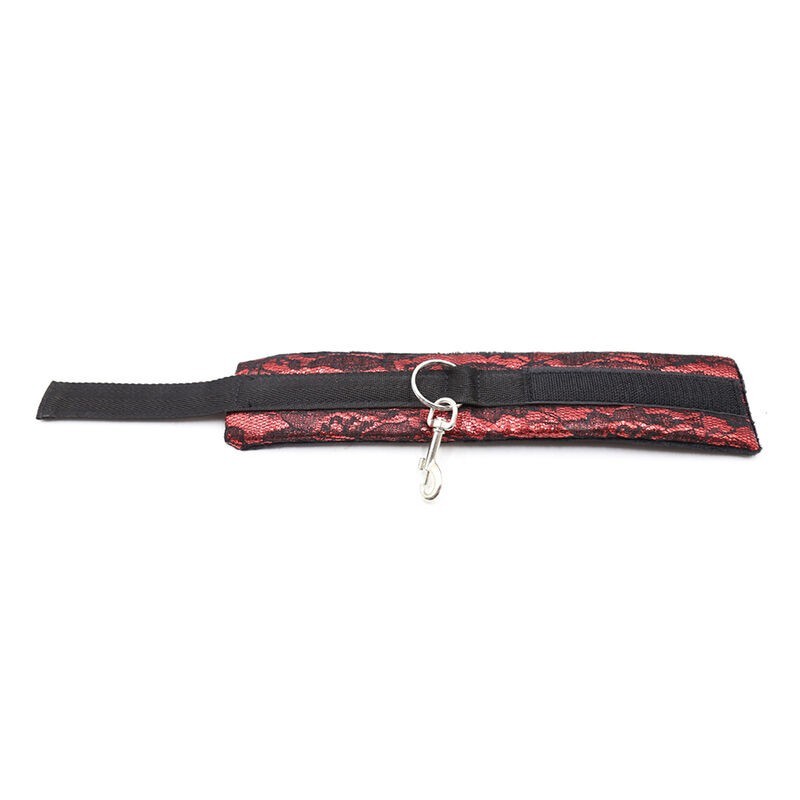 Ohmama Fetish - Manette In Velluto Con Nastro In Nylon - OHMAMA FETISH - Manette e Polsini | erosidea.com