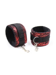 Ohmama Fetish - Manette In Velluto Con Nastro In Nylon - OHMAMA FETISH - Manette e Polsini | erosidea.com