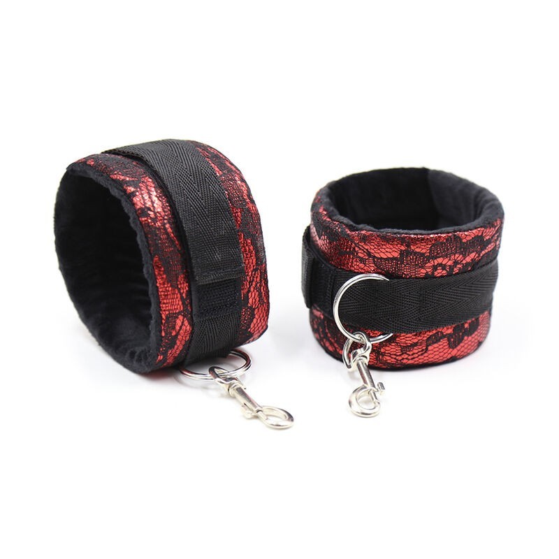 Ohmama Fetish - Manette In Velluto Con Nastro In Nylon - OHMAMA FETISH - Manette e Polsini | erosidea.com