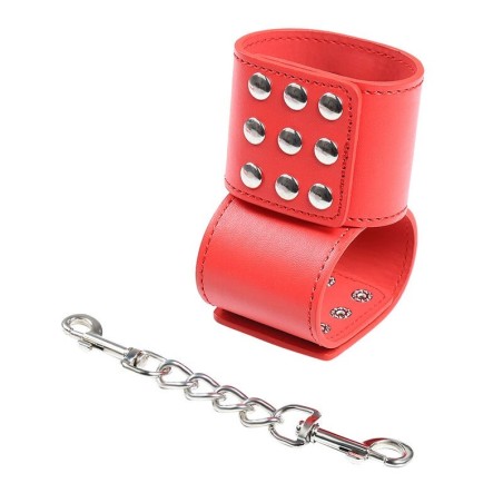 Ohmama Fetish - Manette Rosse Con Chiusura A Scatto - OHMAMA FETISH - Manette e Polsini | erosidea.com