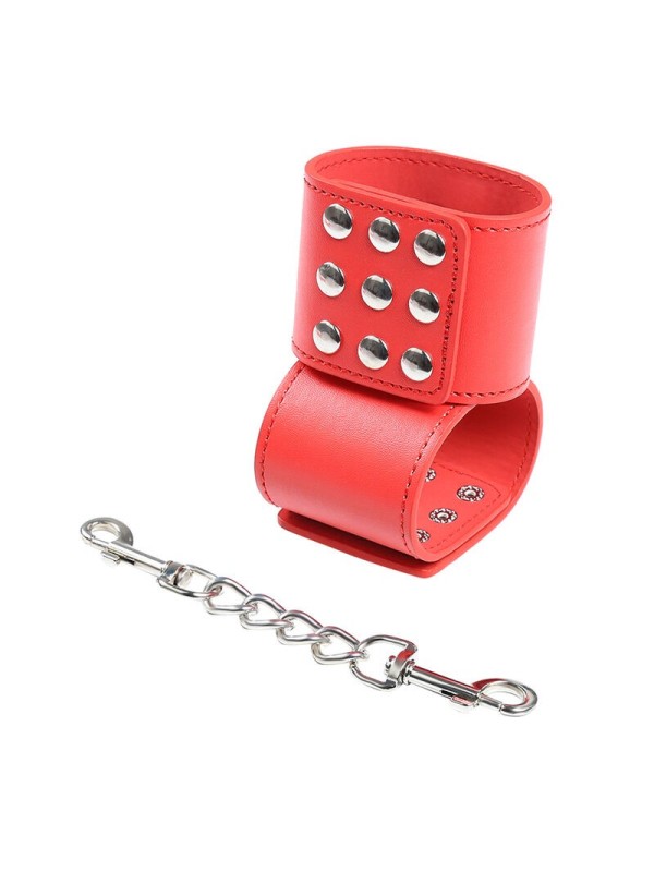 Ohmama Fetish - Manette Rosse Con Chiusura A Scatto - OHMAMA FETISH - Manette e Polsini | erosidea.com